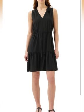 GAP Black Midi Dress Size: XS